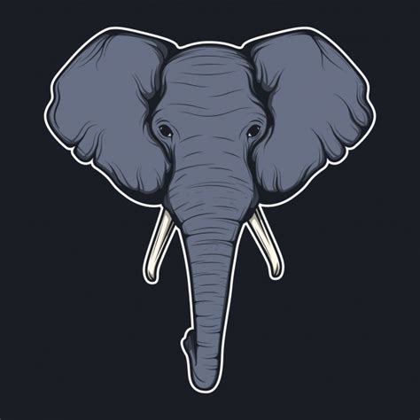 Download 277+ Elephant Head SVG Free Easy Edite